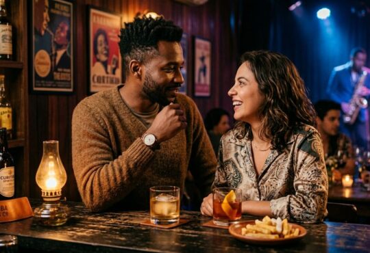 encontro com uma mulher